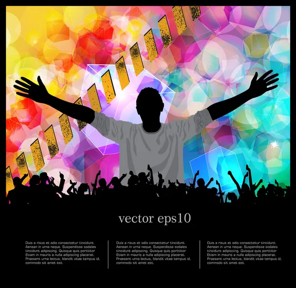 Hudební událost pozadí — Stockový vektor