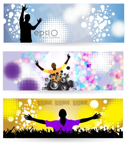 Abstract music background. Vector — Stock Vector