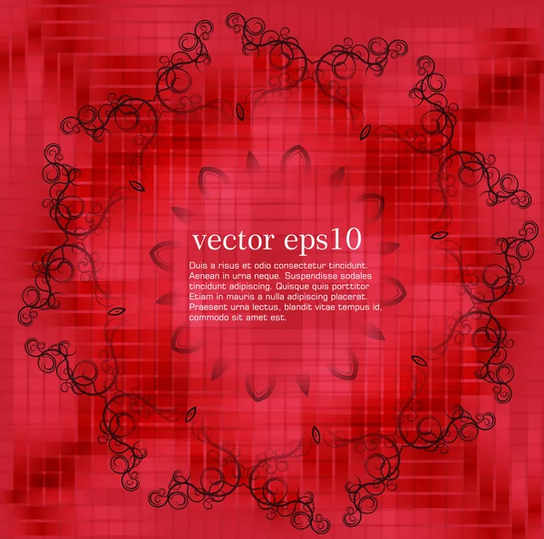 Elegante fundo vermelho — Vetor de Stock