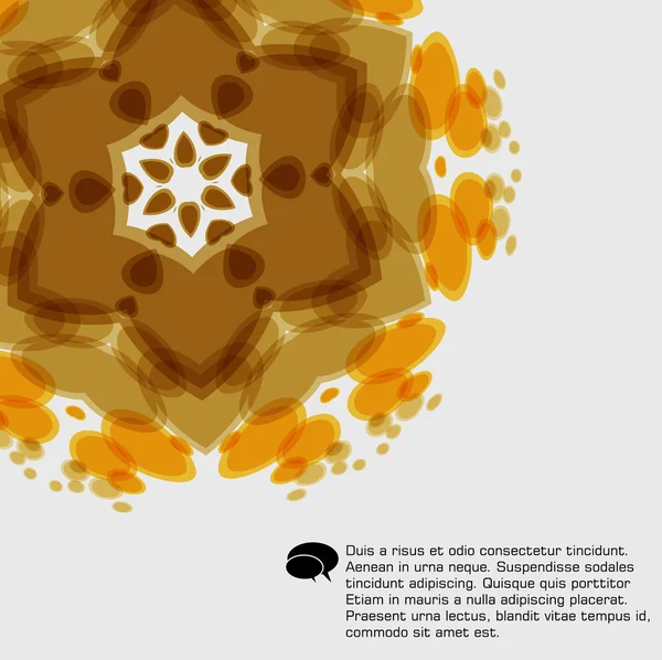 Arrière plan élément floral — Image vectorielle