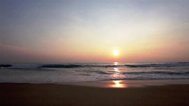 Tramonto sull'oceano — Video Stock