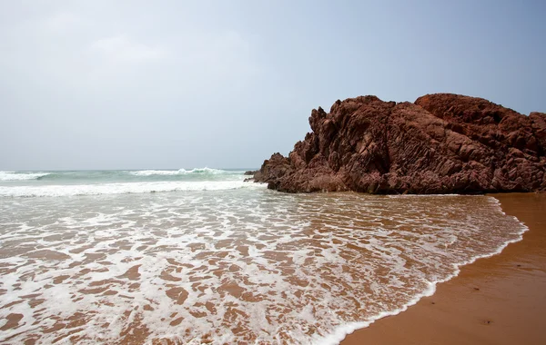 Atlantik, Afrika, Maroko beach — Stock fotografie