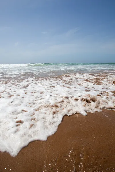 Atlantik, Afrika, Maroko beach — Stock fotografie
