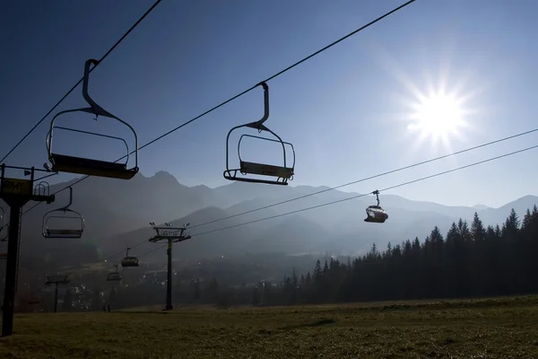 Silla-ascensor en las montañas de Tatra —  Fotos de Stock