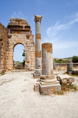 Volubilis Roma eski şehir, morocco