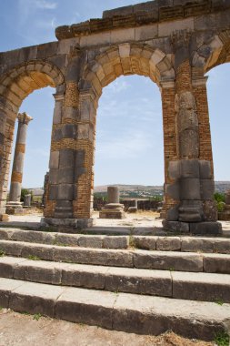 Volubilis Roma eski şehir, morocco