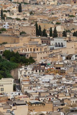 View of Fez medina. Old town of Fes. Morocco