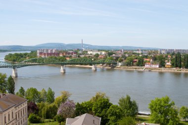 Budapeşte, Macaristan'zincir köprü görünümü