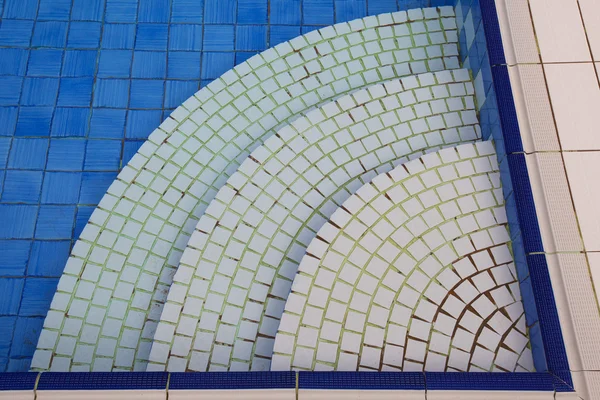 Der Boden des Pools - Textur — Stockfoto