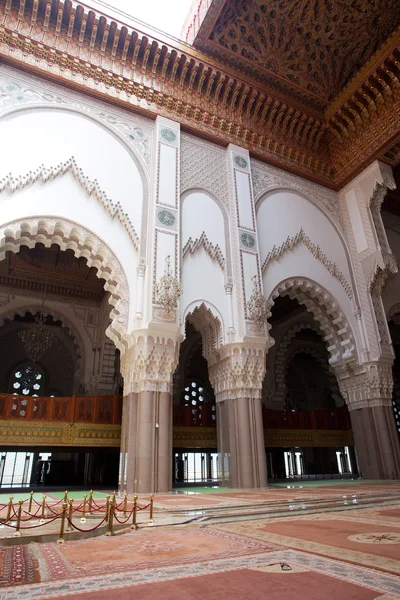 Inside of the Hassan II Mosque in Casablanca — Stock Photo, Image