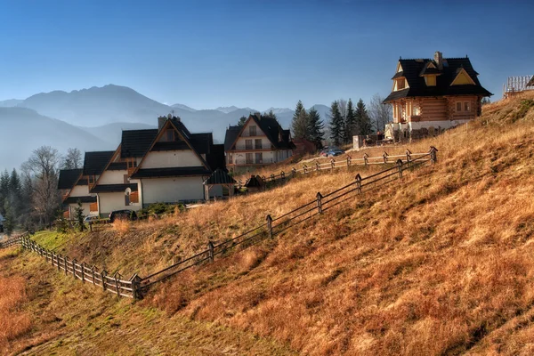 Geleneksel ev Zakopane - Polonya — Stok fotoğraf