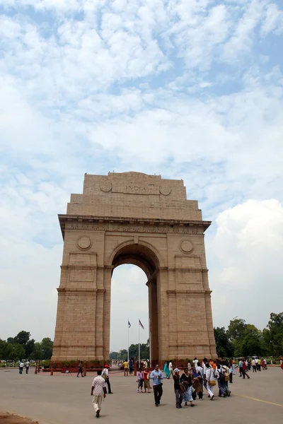 Puerta de la India, un monumento a la guerra, Nueva Delhi . — Foto de Stock