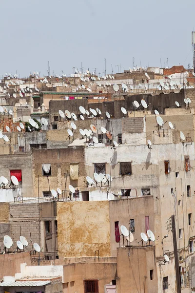 Uitzicht op fez medina. oude stad van fes. Marokko — Stockfoto