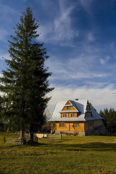 Traditionelles Haus in Zakopane - Polen — Stockfoto