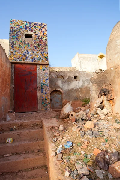 Slums in downtown of Fez, Morocco — Stock Photo, Image