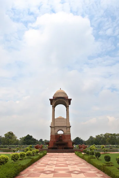 Πύλη της Ινδίας, ένα μνημείο πολέμου, Νέο Δελχί. — Φωτογραφία Αρχείου