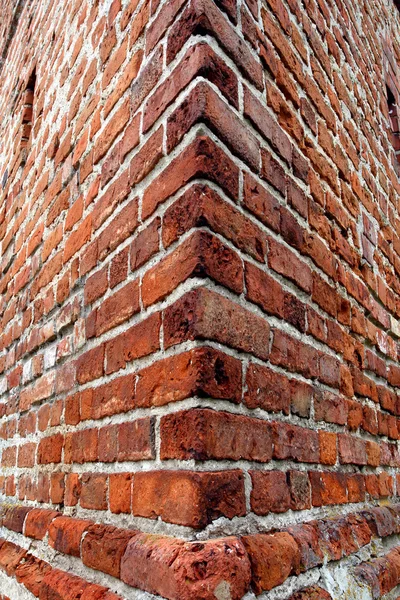 Massive Ziegelmauer — Stockfoto