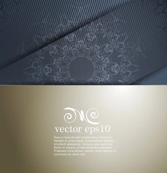 Fondo floral abstracto. Vector — Vector de stock