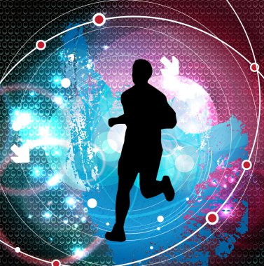 Runner illüstrasyon