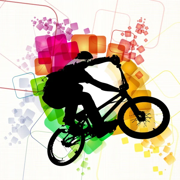 BMX cyclist — Stock Photo, Image