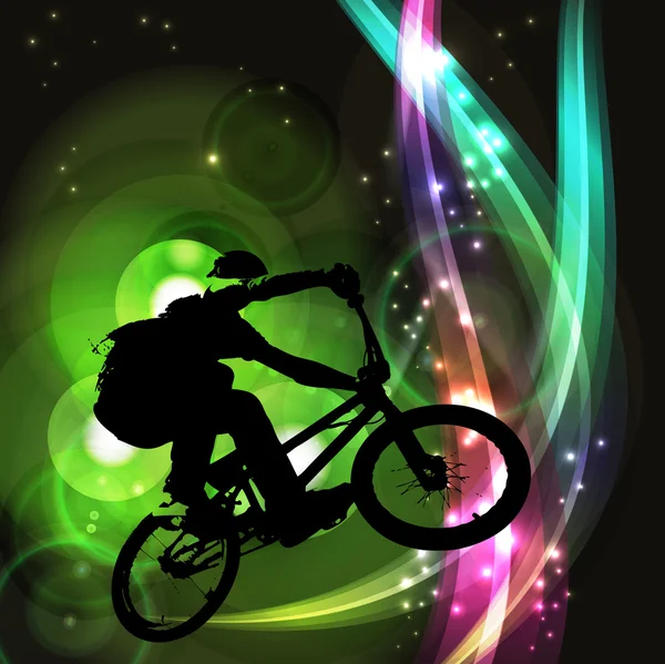 BMX wielrenner — Stockfoto