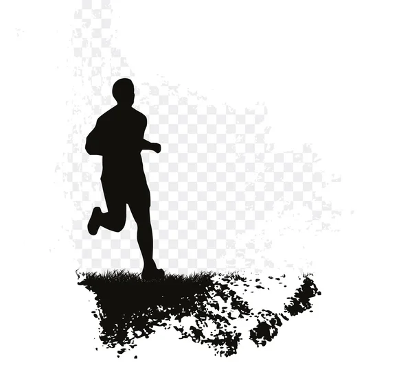 Runner illustratie — Stockfoto