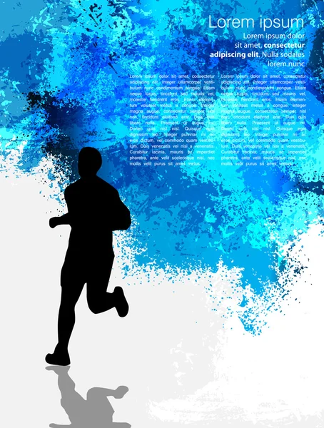 Runner illustration — Stock Vector