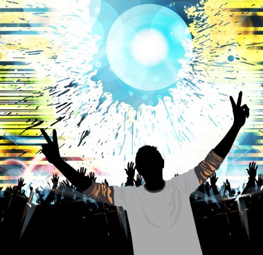 müzik olay arka plan