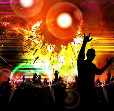 müzik olay arka plan