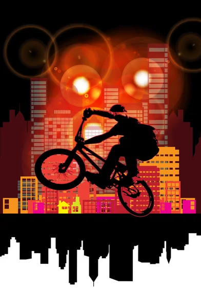 Sport ciclista bmx — Foto Stock