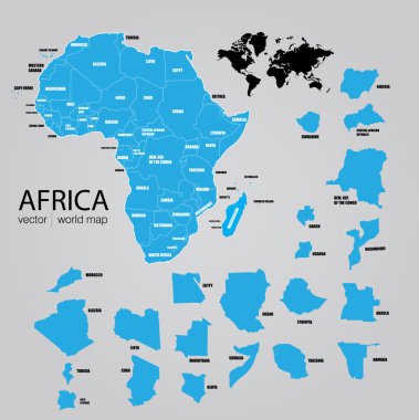 Afrika Haritası.