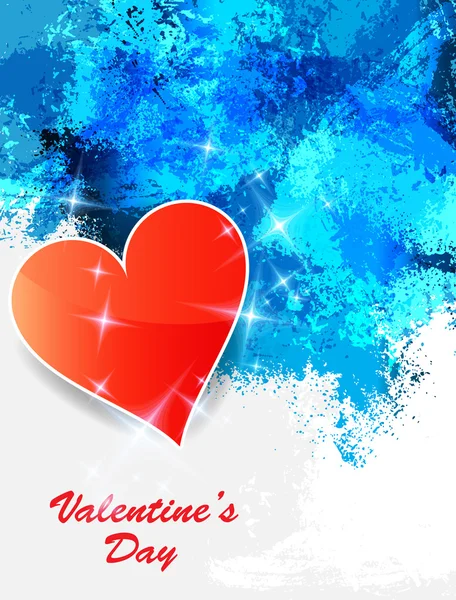 Szív Valentin nap háttér. — Stock Vector