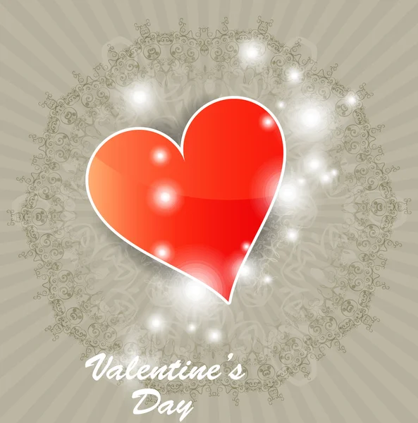Happy Valentines Day concept. — Stock Vector