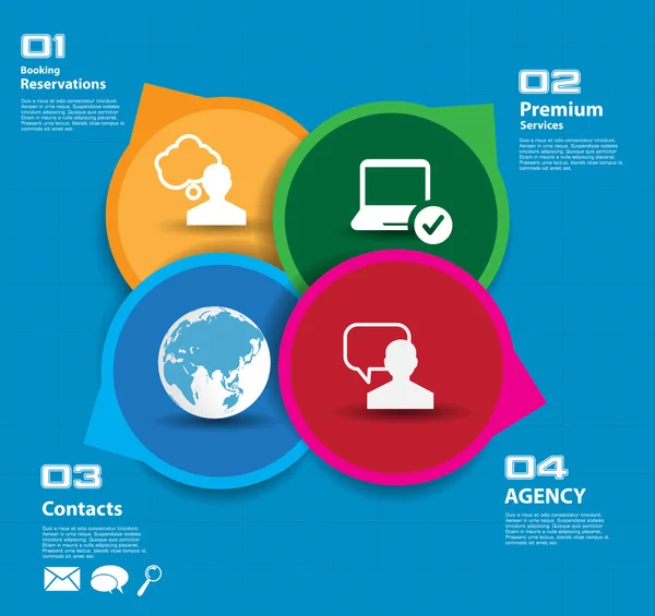 Concepto de medios sociales. — Archivo Imágenes Vectoriales