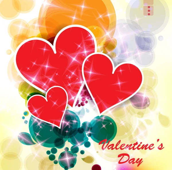 St. Valentine's Day Wallpaper — Stock Vector