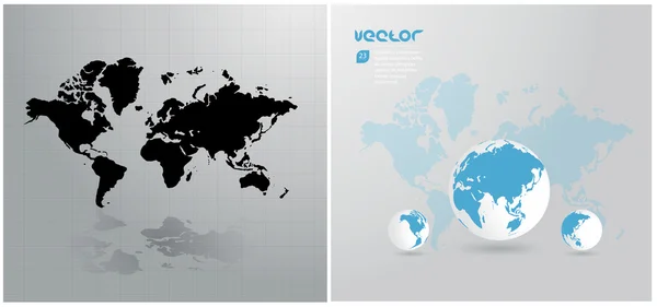World map — Stock Vector