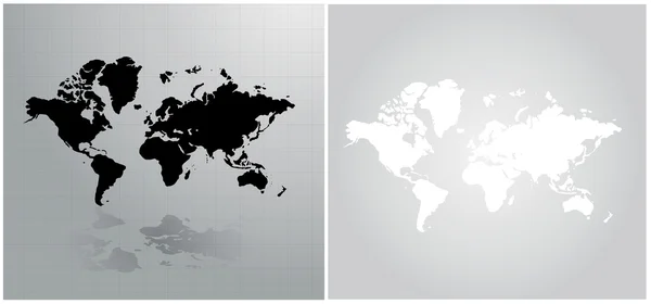 Mapa mundial — Vector de stock