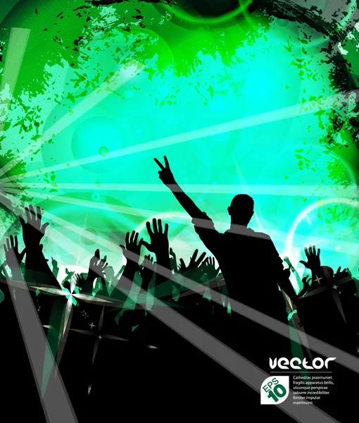 Affiche d'événement musical — Image vectorielle