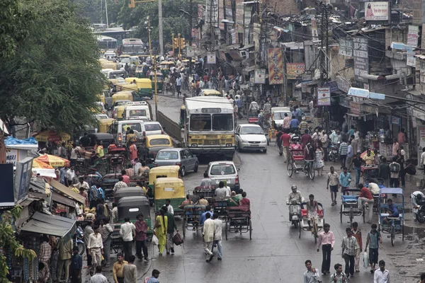 Tuk tuks na ulicy w Indiach — Zdjęcie stockowe