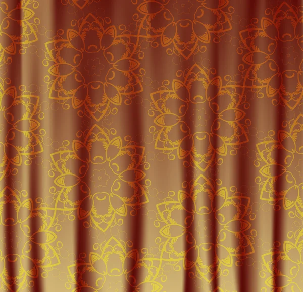 Fond avec rideau de velours — Image vectorielle