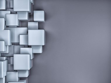 3D blokları arka plan