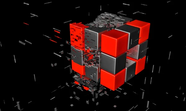 3D cube — Stock Photo, Image