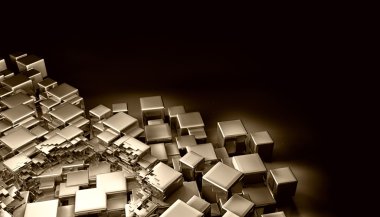 soyut küpleri arka plan