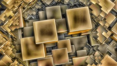 Abstract cubes background clipart