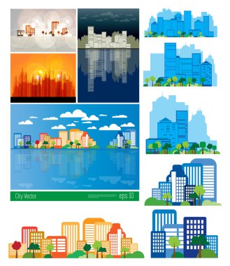 şehrin arka plan ayarlamak