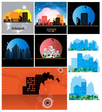 Şehir silueti kompozisyon