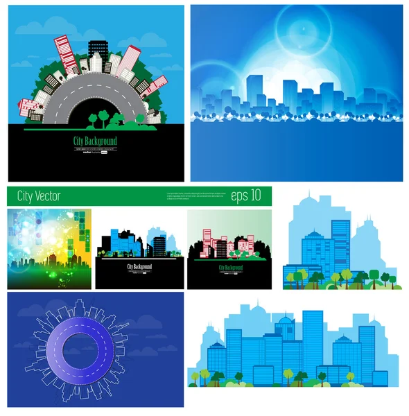 City Skylines — Stock Vector