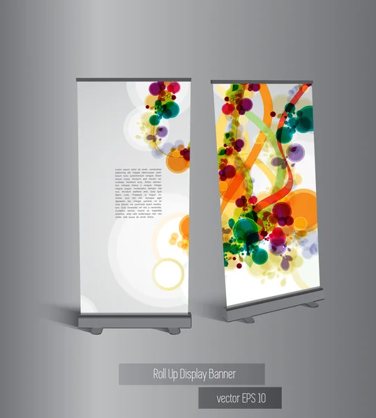 Affichage de bannière colorée — Image vectorielle