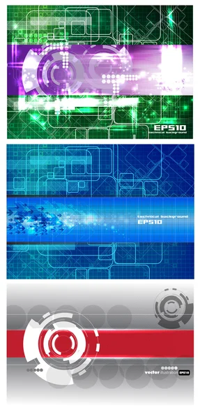 Antecedentes de tecnología abstracta — Vector de stock