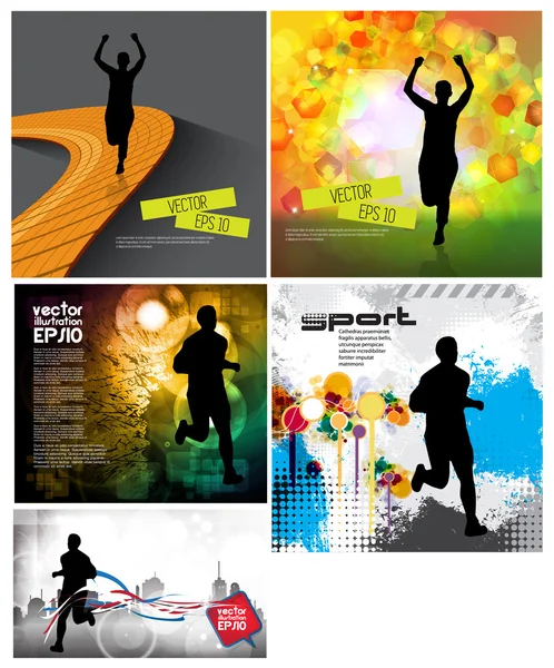 Running — Stock Vector